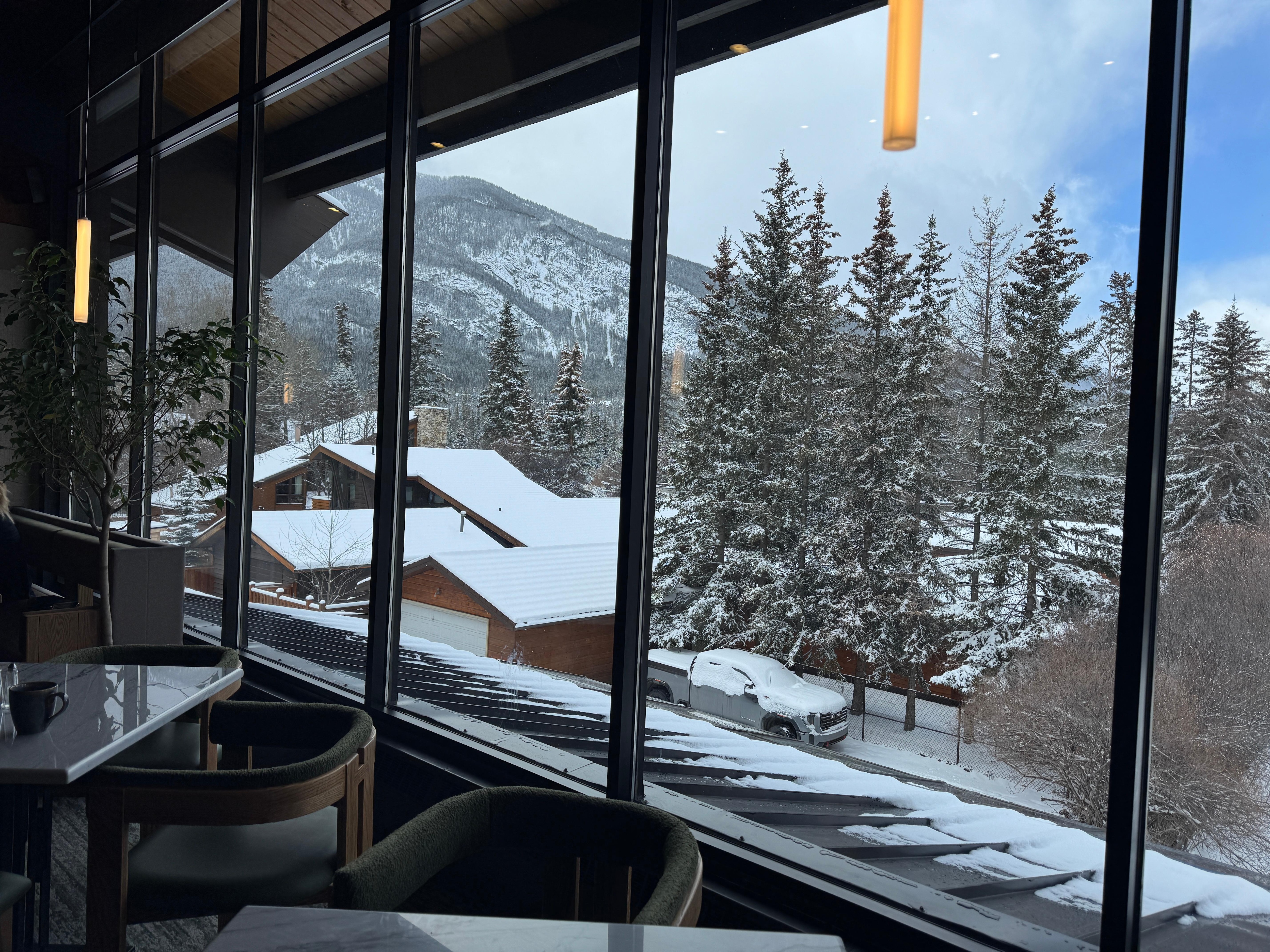 Vista desde el restaurante