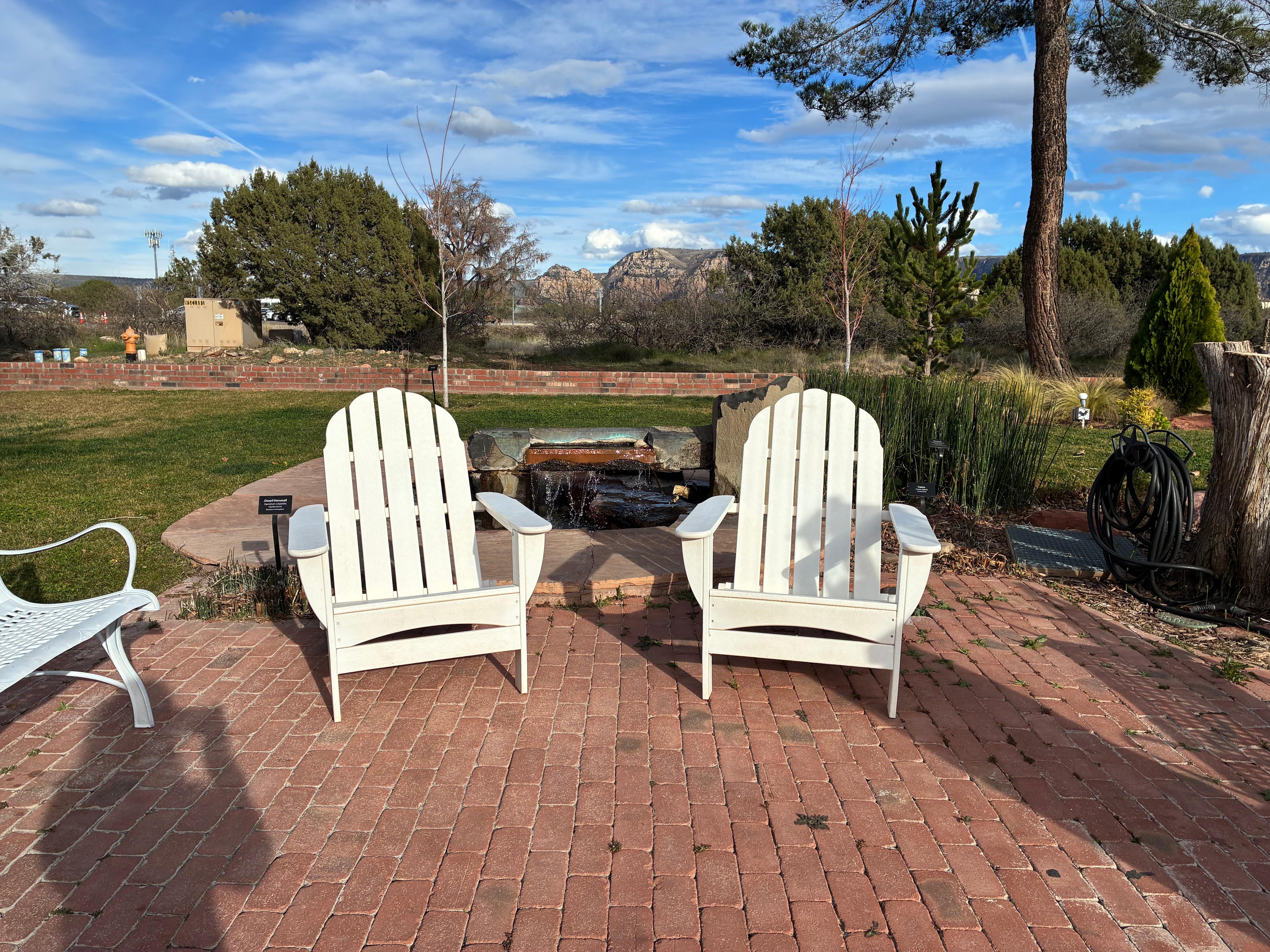 Beautiful outdoor areas. 