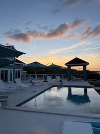 Sunset at the house
