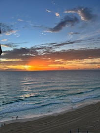 View from the balcony, sunrise.