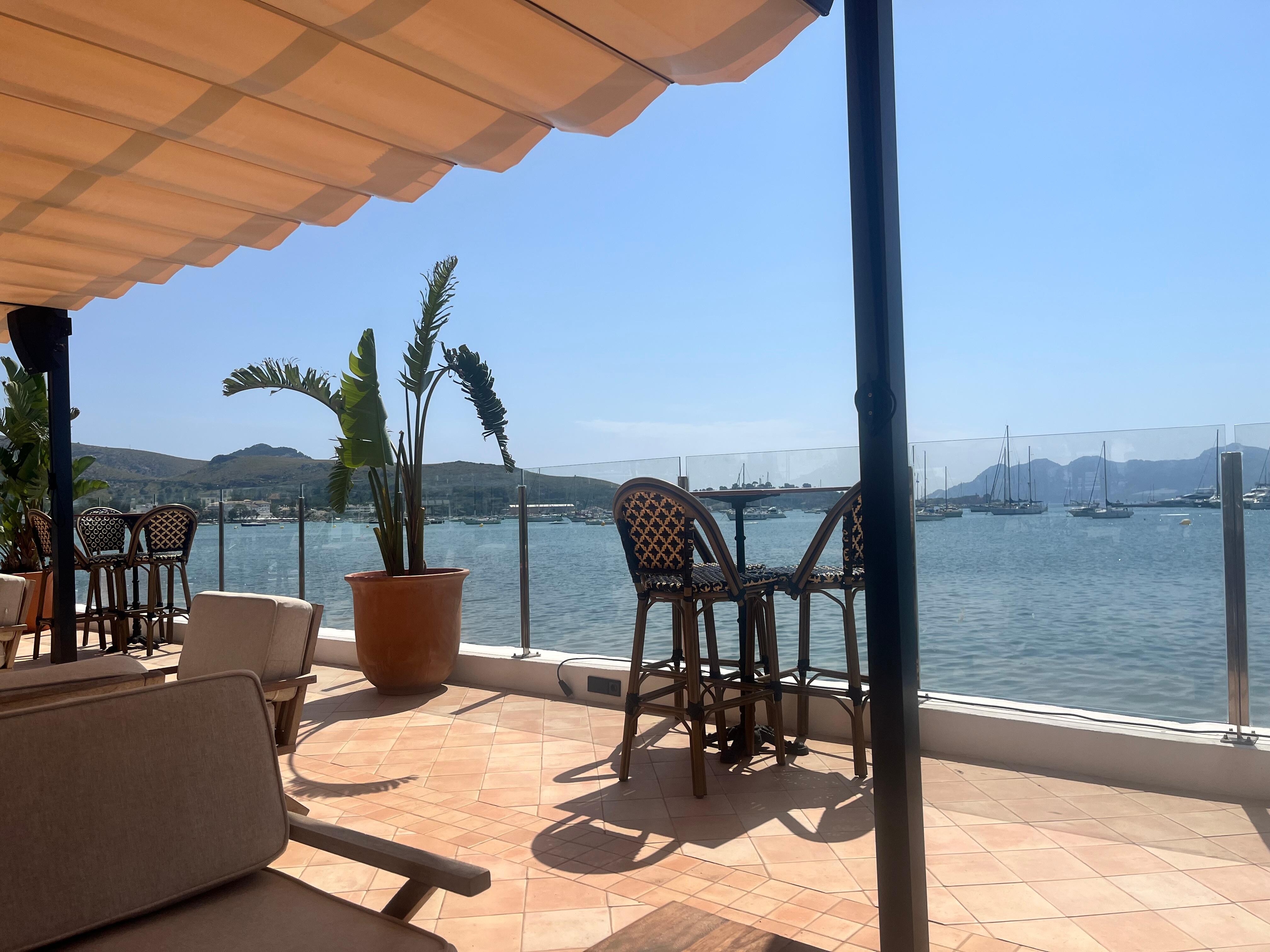 View from bar