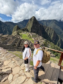 Perfect weather at Machupicchu
