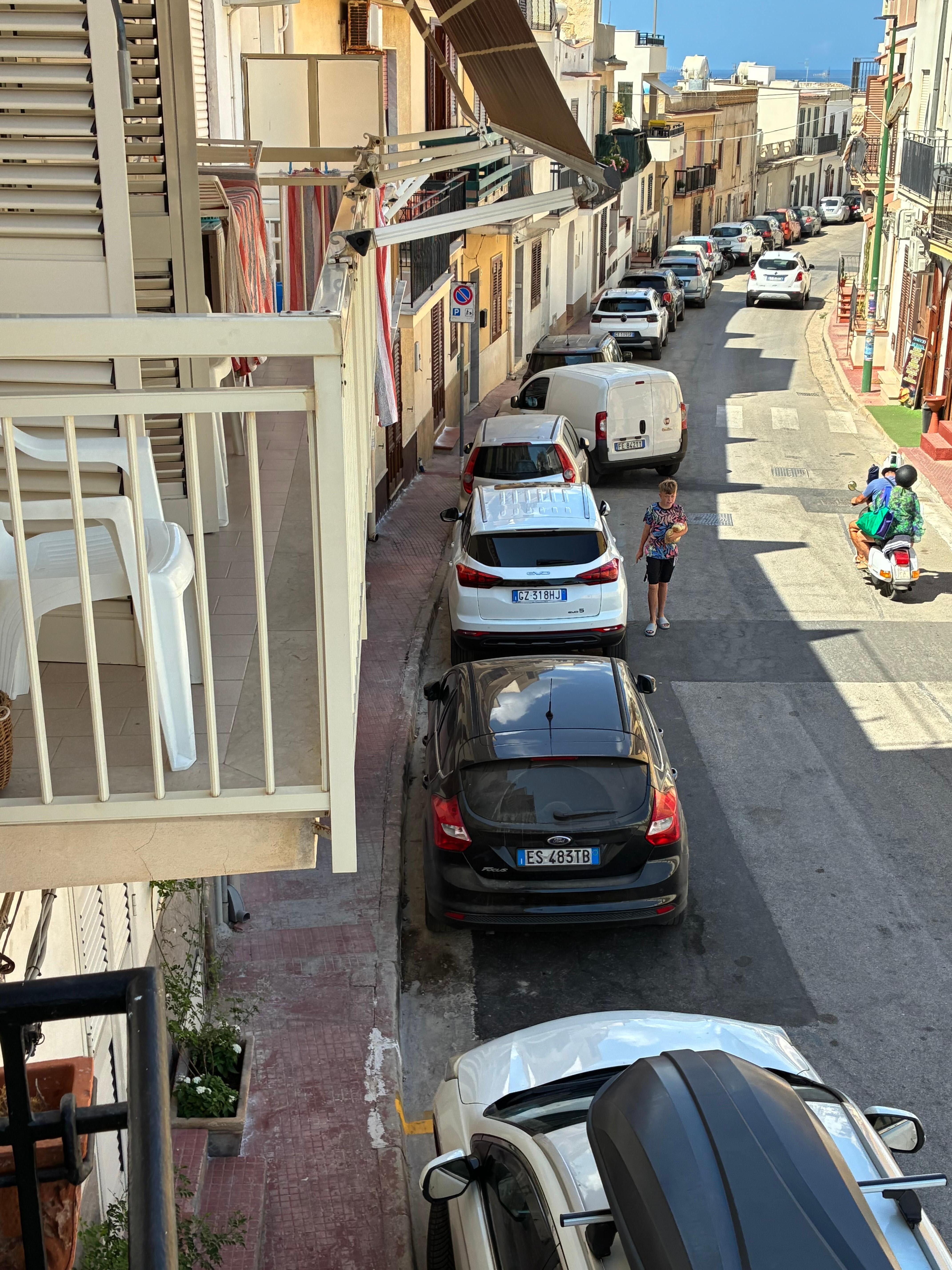 Blick Richtung Bäckerei 