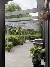 One of two options for eating outside