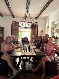 Dinner at Villa Eos