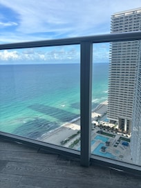 Nothing like reading a book on the balcony and looking out at the beautiful view of the ocean!