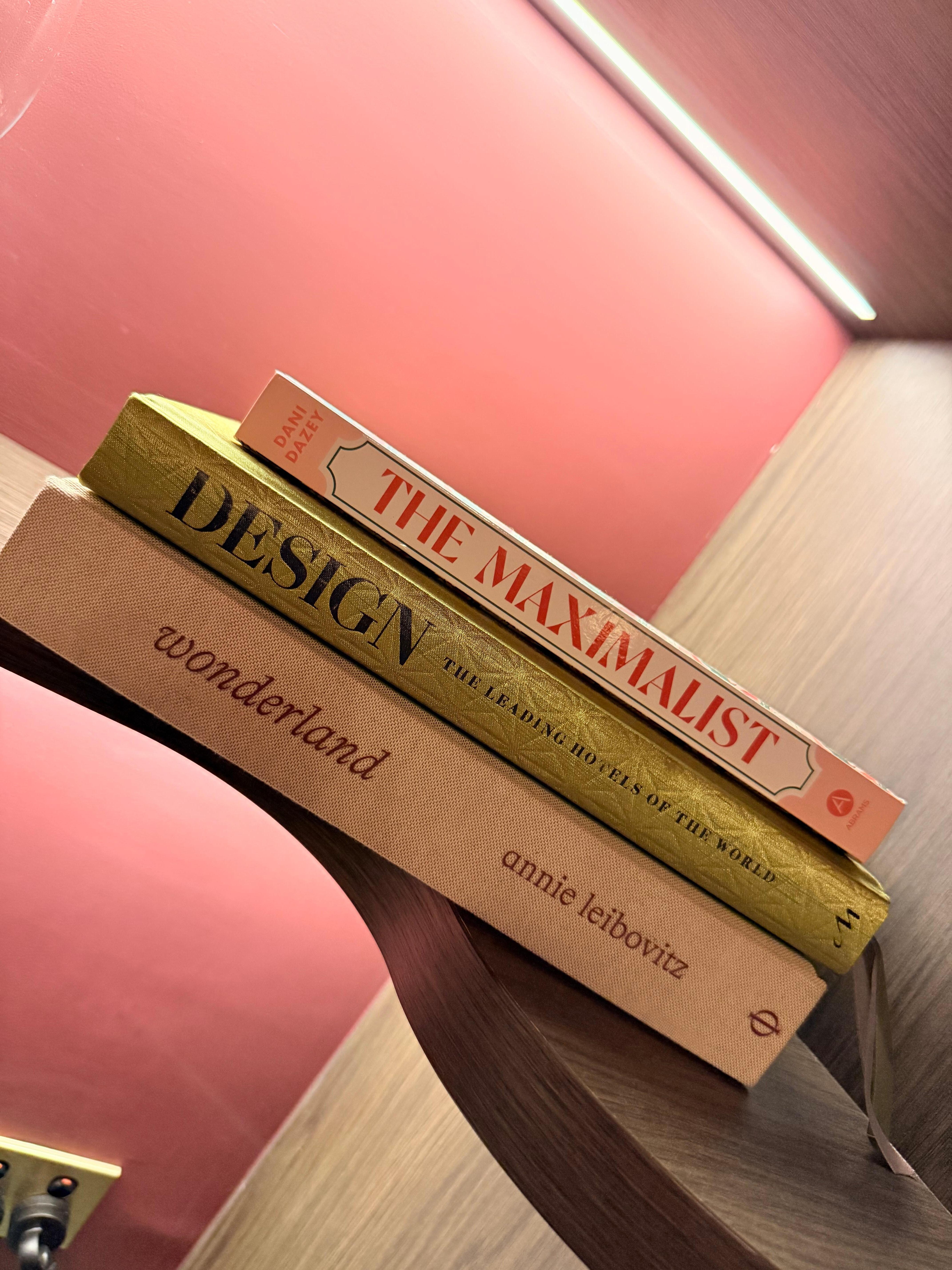 Even the books are fabulously curated