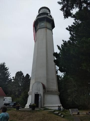 Not near llwaco, but an  example of the lighthouses. This one is at Westport.