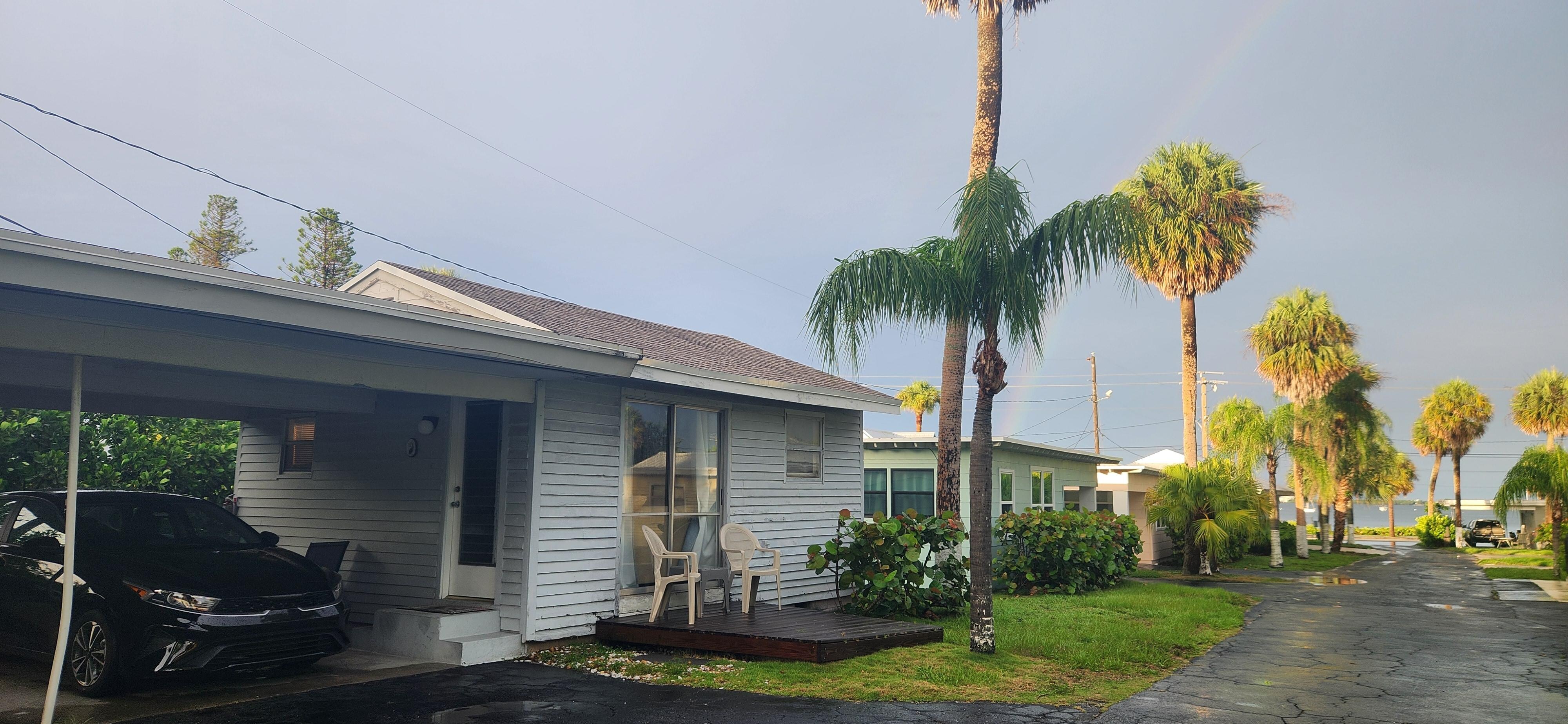 Sweet little porch with chairs