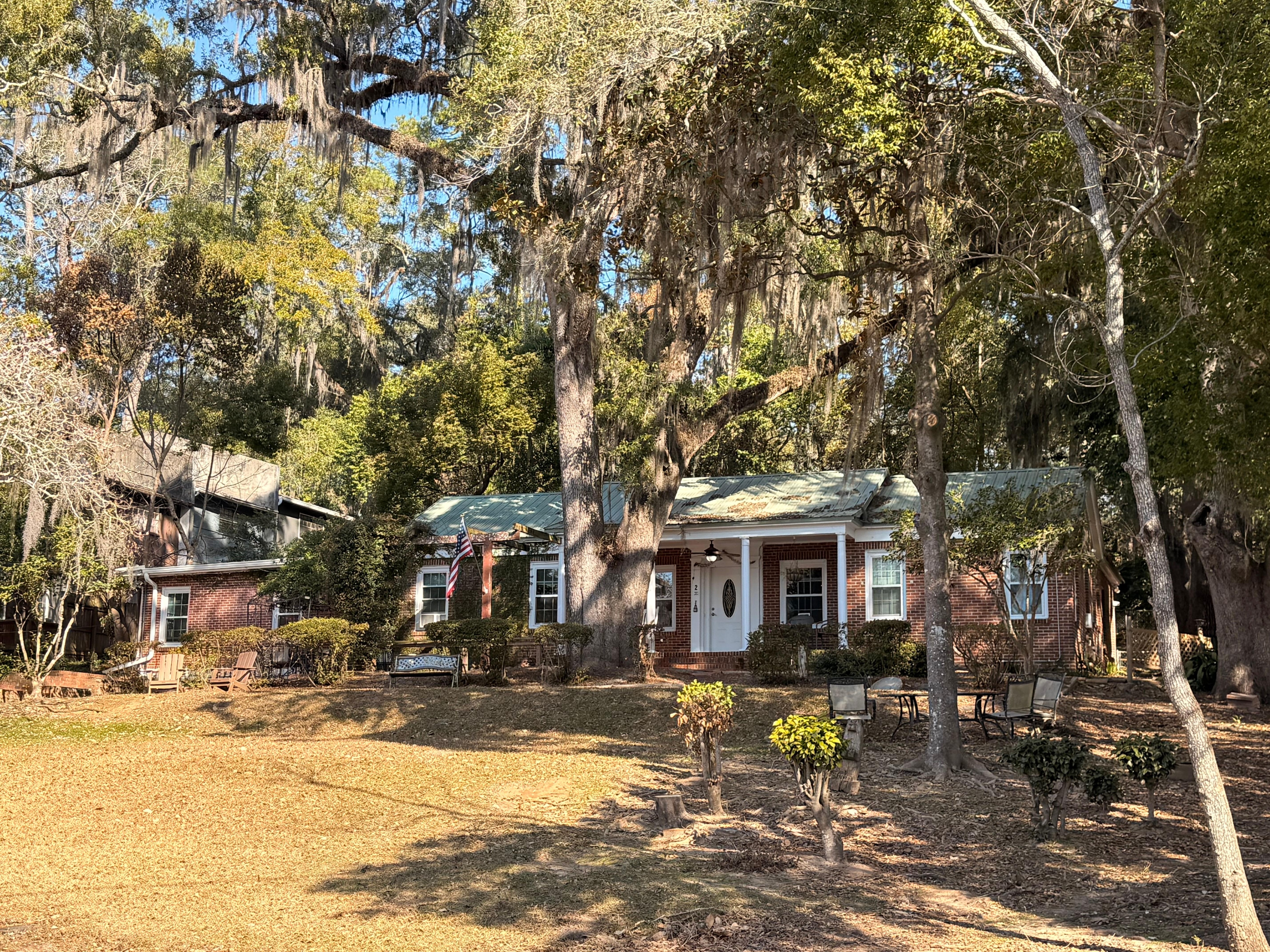 The house from the road.