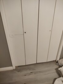 Broken closet doors