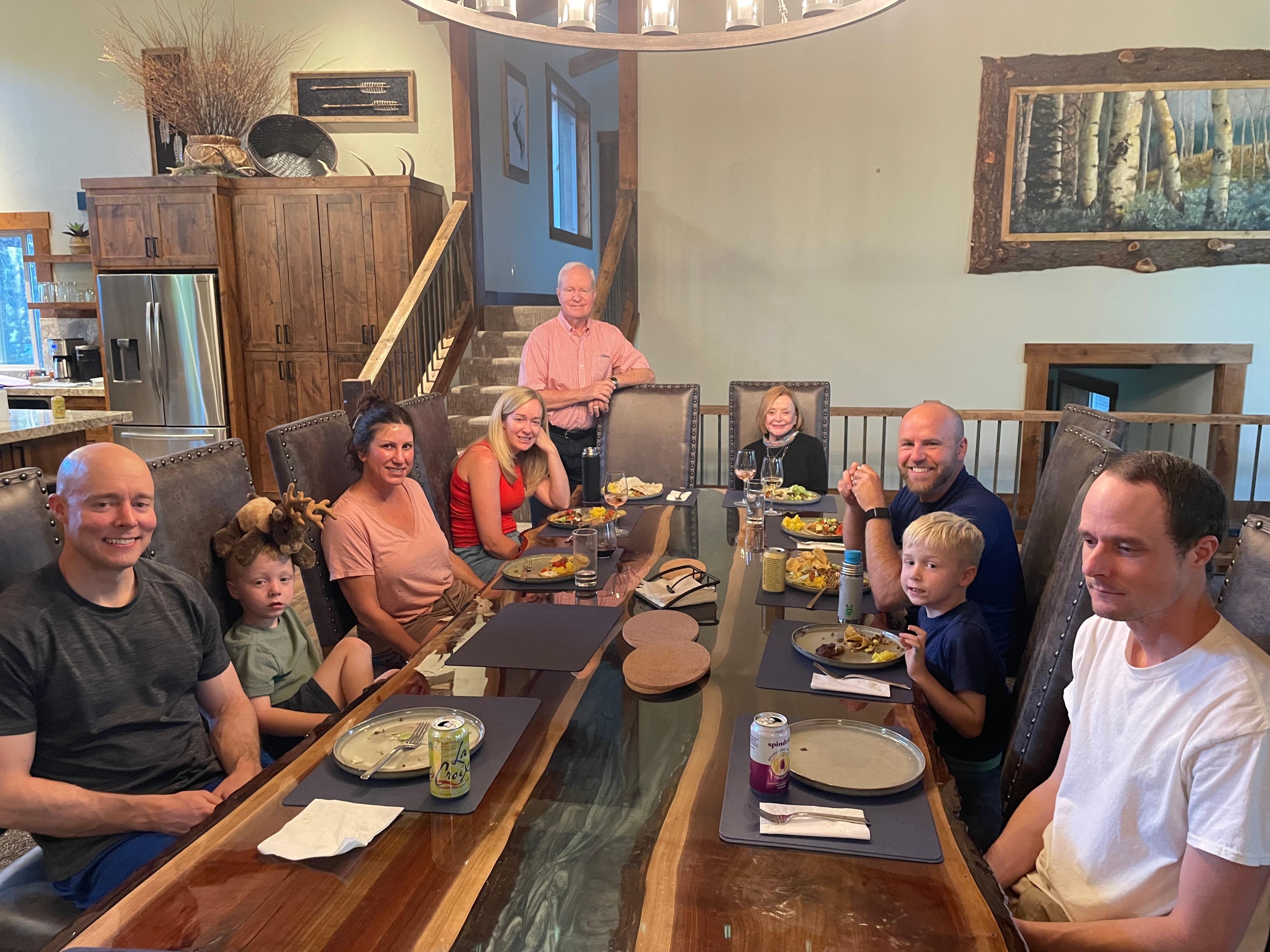 Family birthday dinner for my 85 year old aunt.