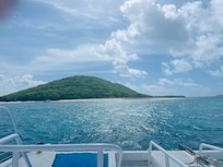 On the way to Buck Island