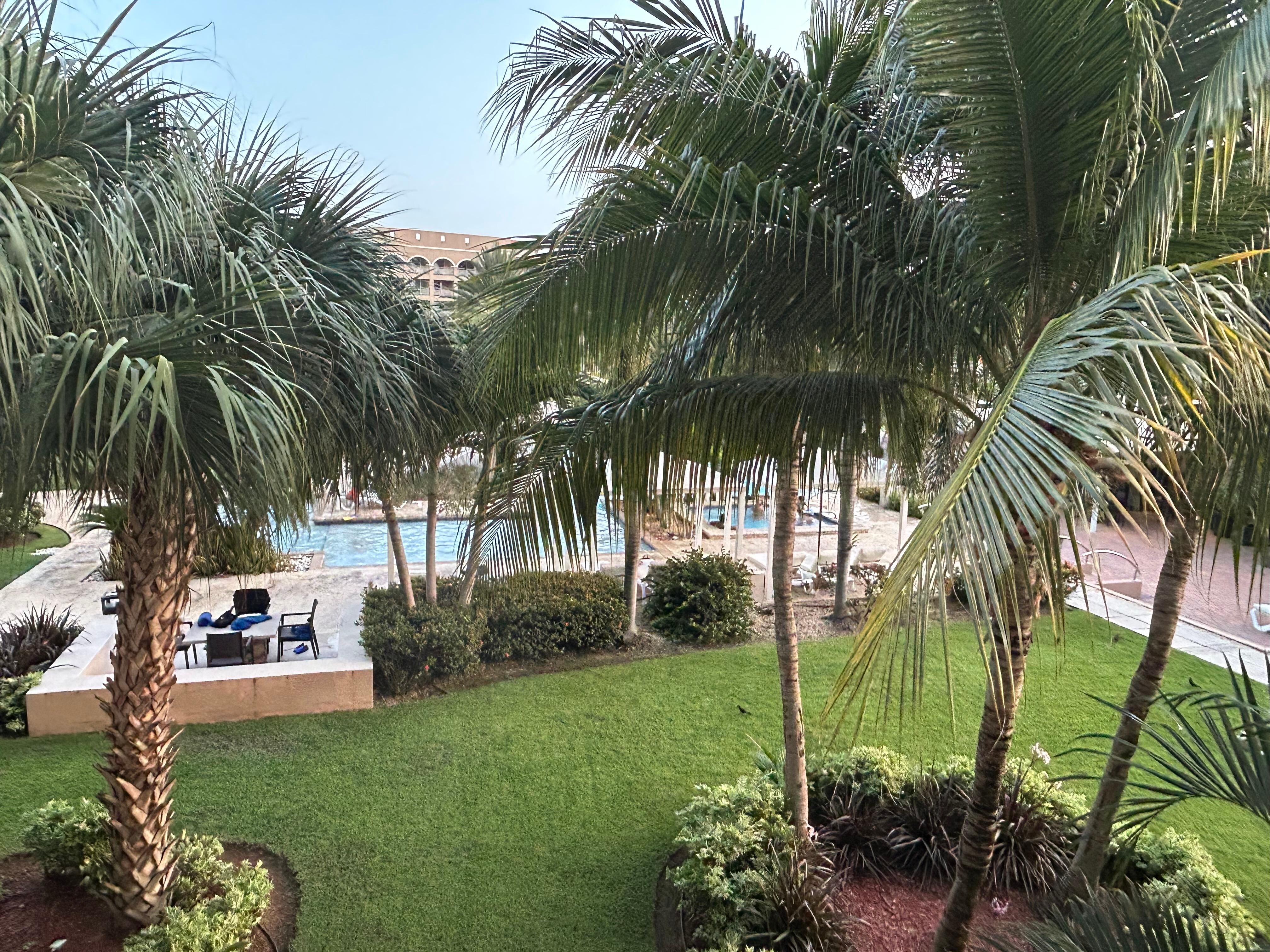 Balcony view.