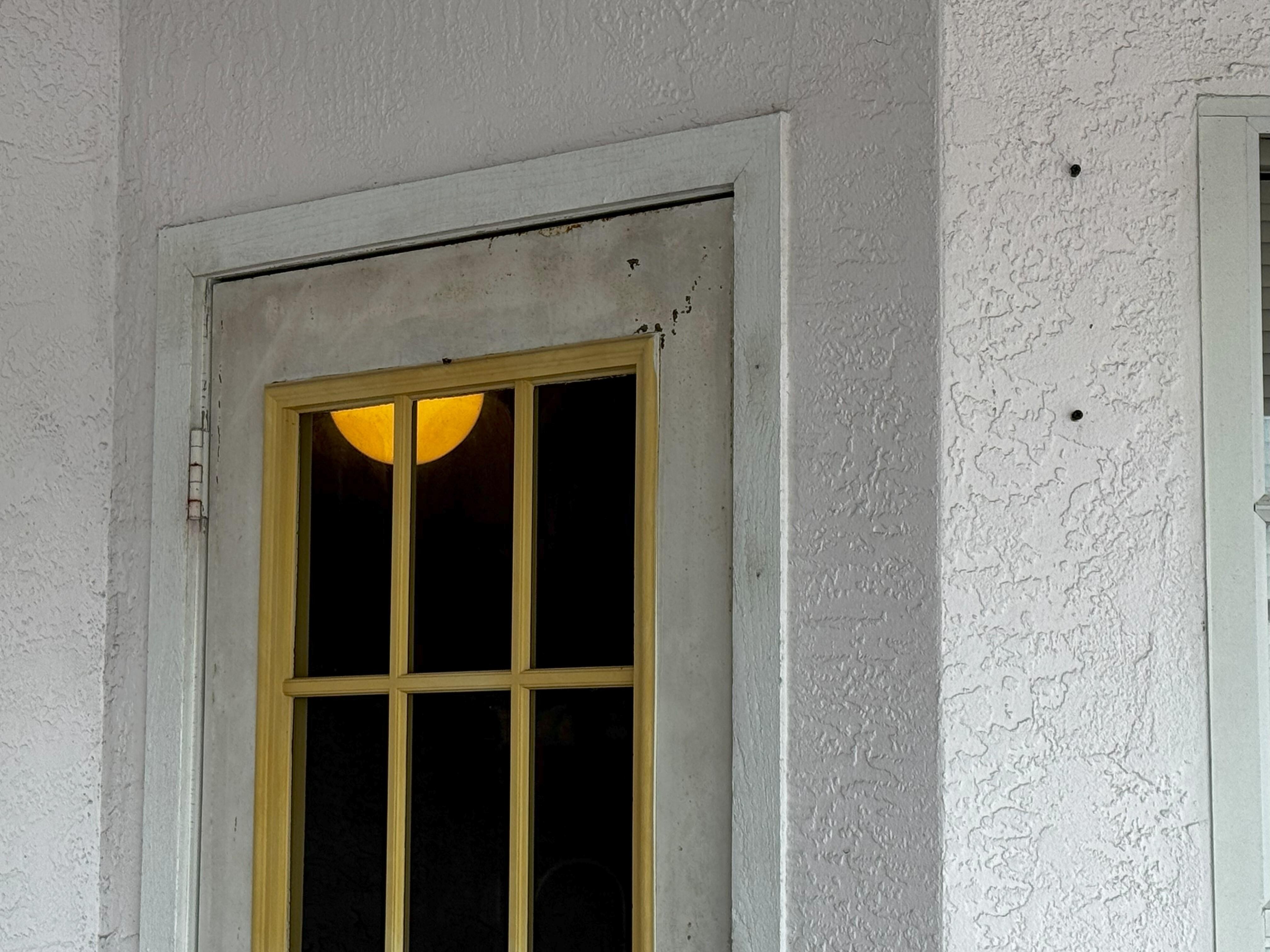 Outside door to pool area 