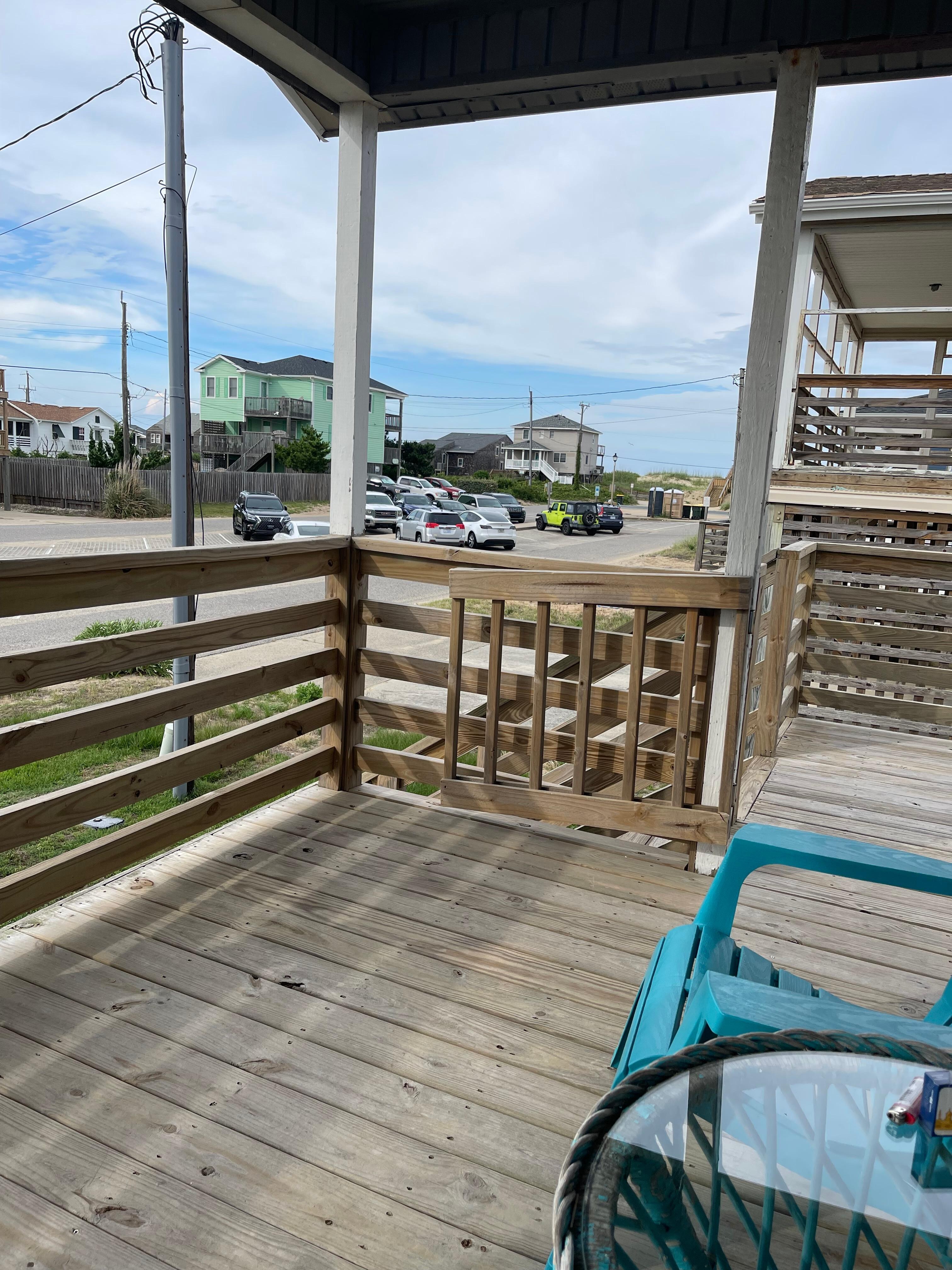 View toward the beach!