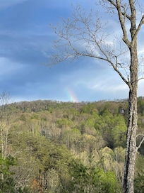 View from the hot tub.