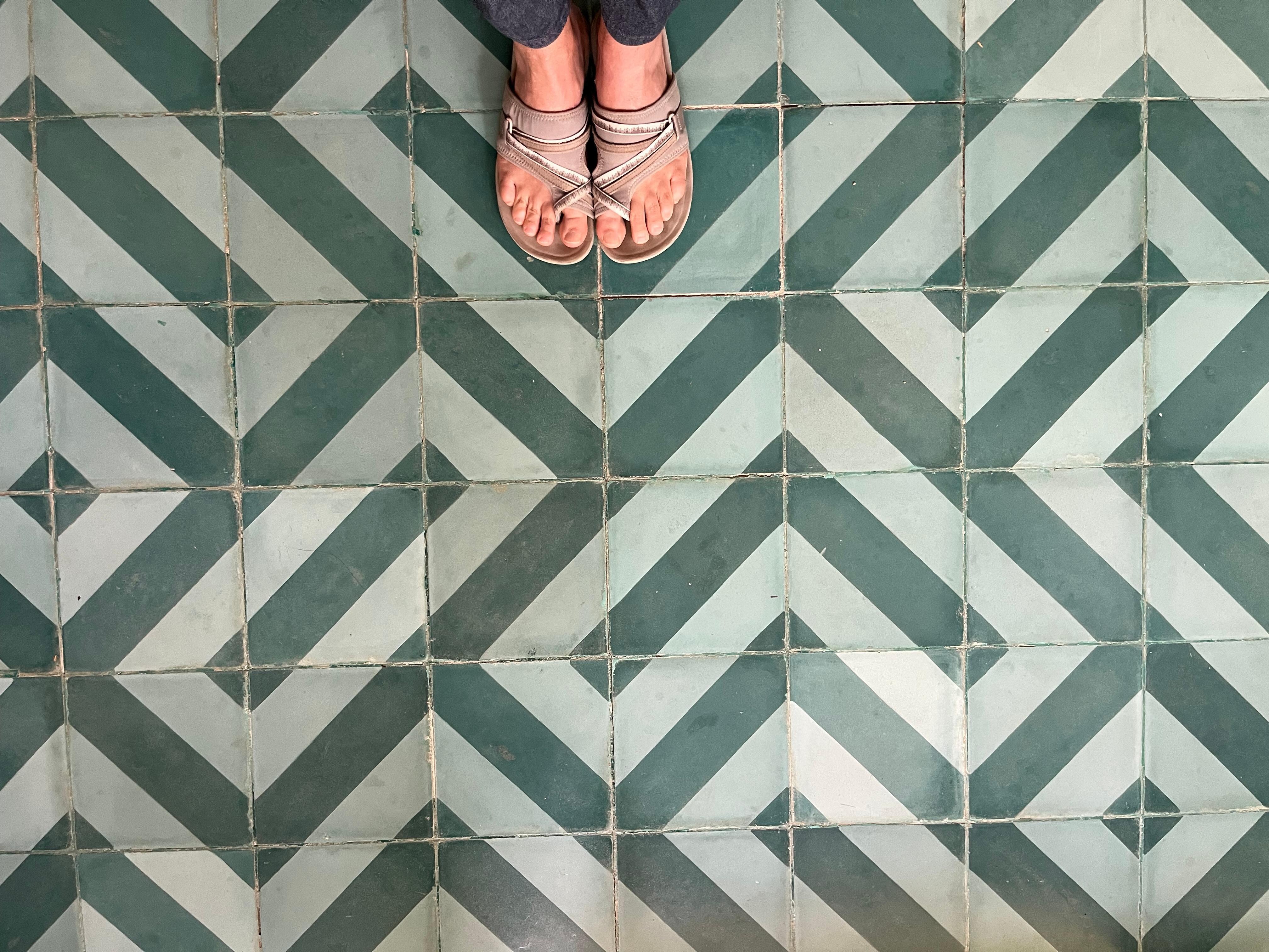Beautiful tile work.