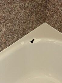 Bathtub paint chip