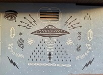 Fun murals and lots of local art on display