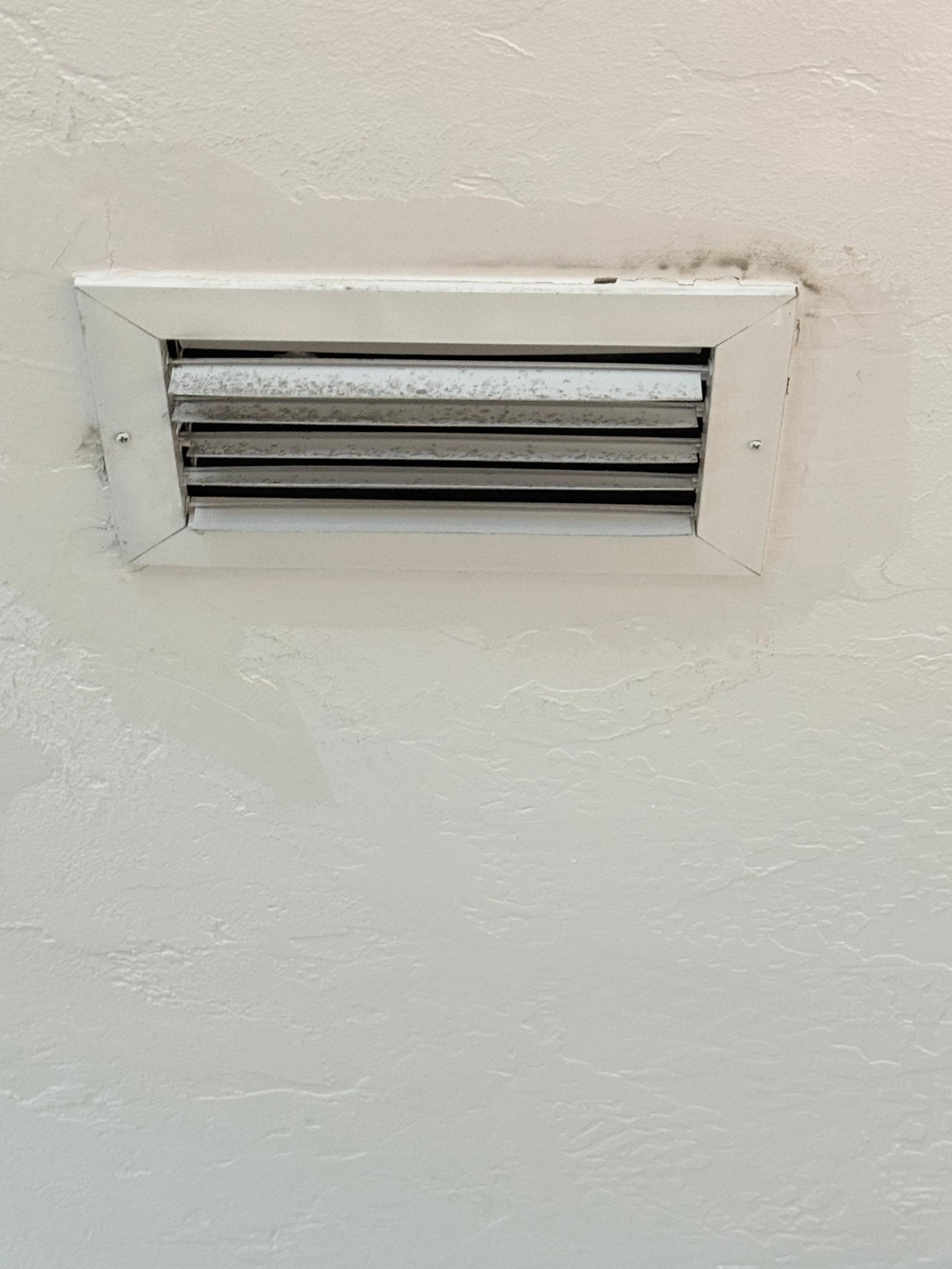 Dirty, dusty, and moldy ac vents. 