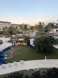 Kids side, preparing for a movie night