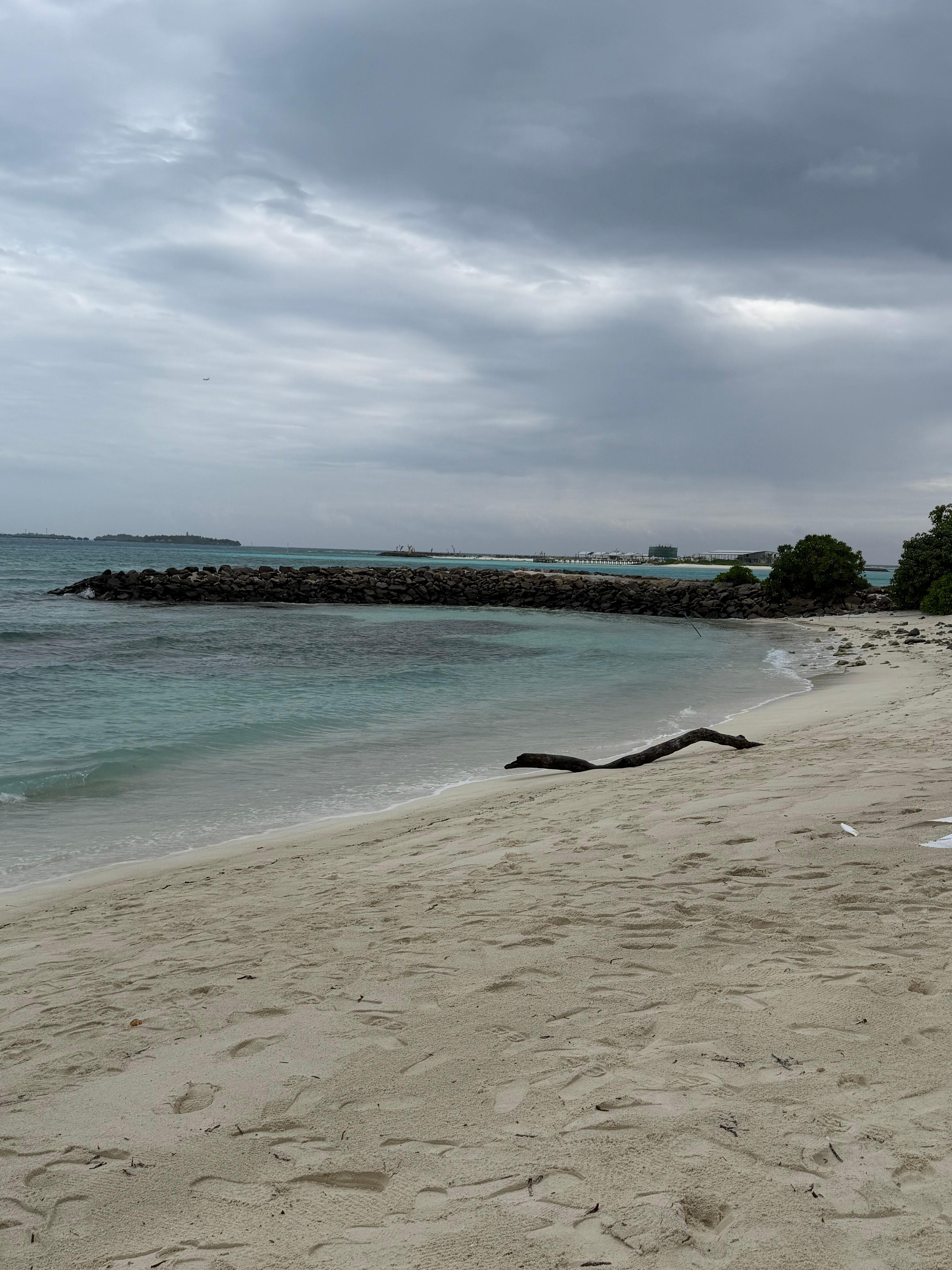 Hotel beach early in the morning 