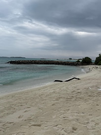 Hotel beach early in the morning