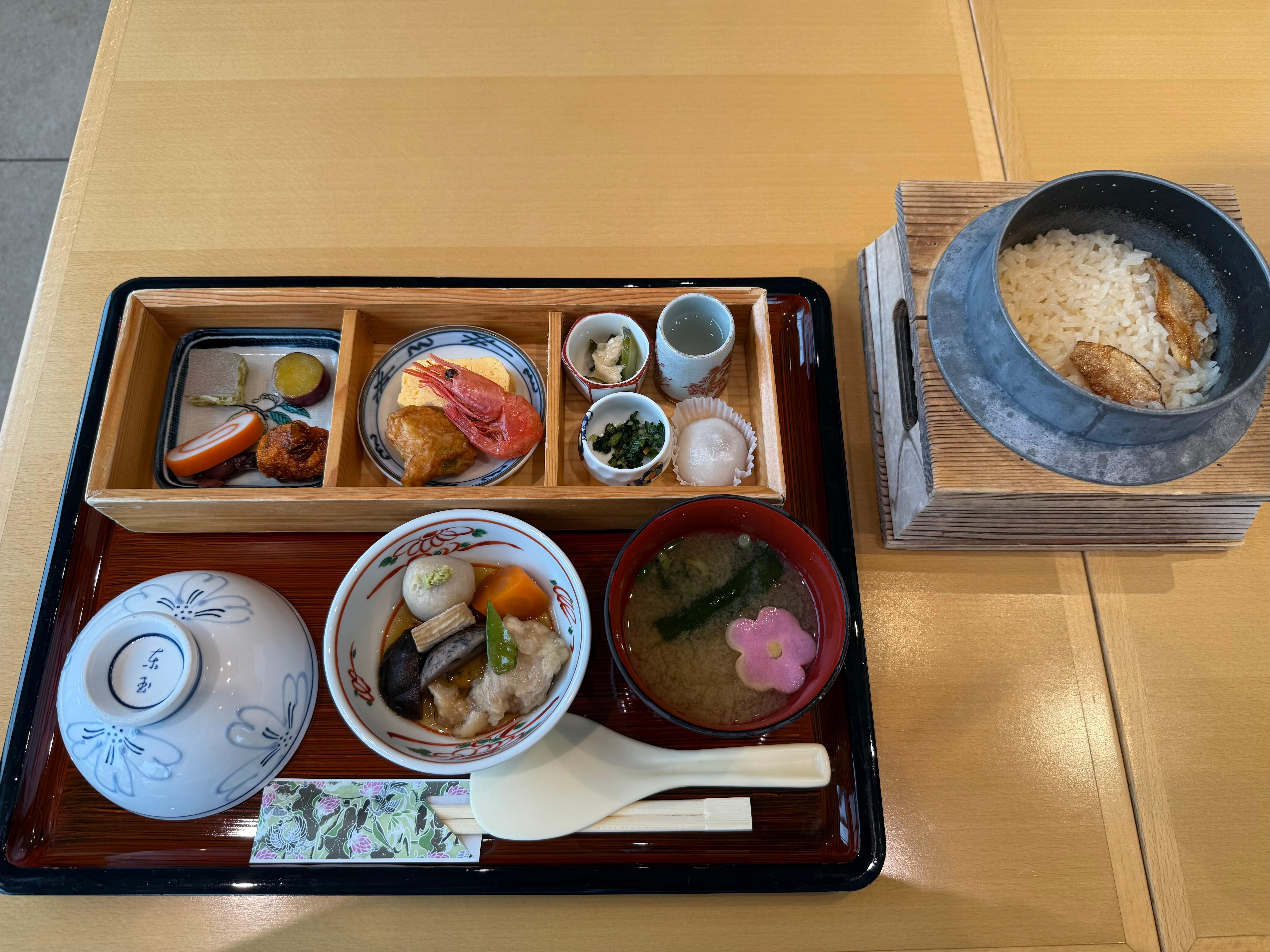 朝ごはん。