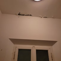 Bedroom peeling paint