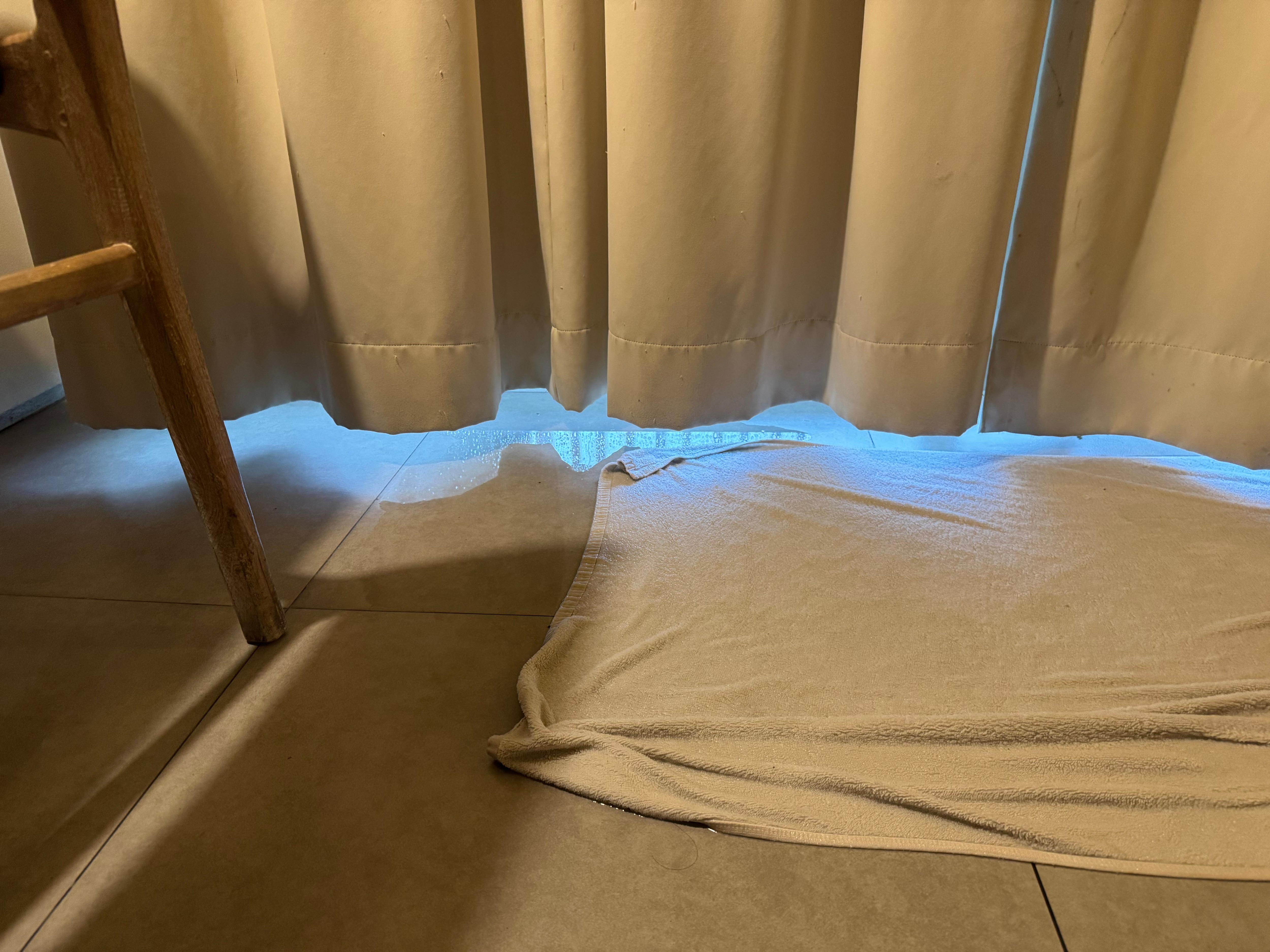 Water leaking through the door