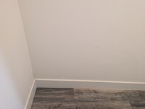 Your non private access to the loft room via stairs and no paint on walls