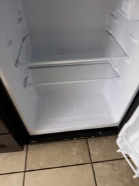 Dirty old refrigerator that was not working