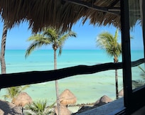 View from the in-room hammock.