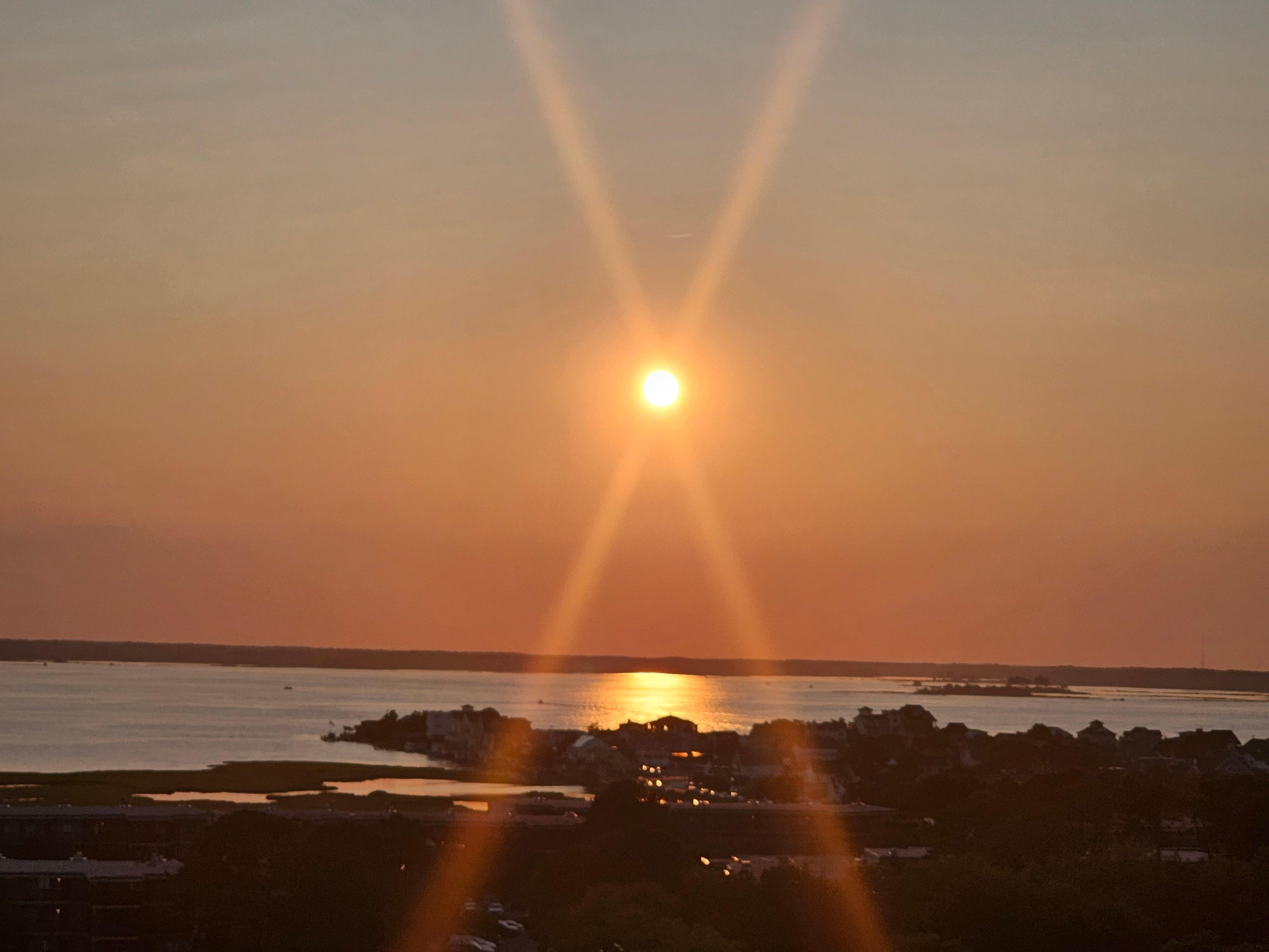 Sunset over the Bay