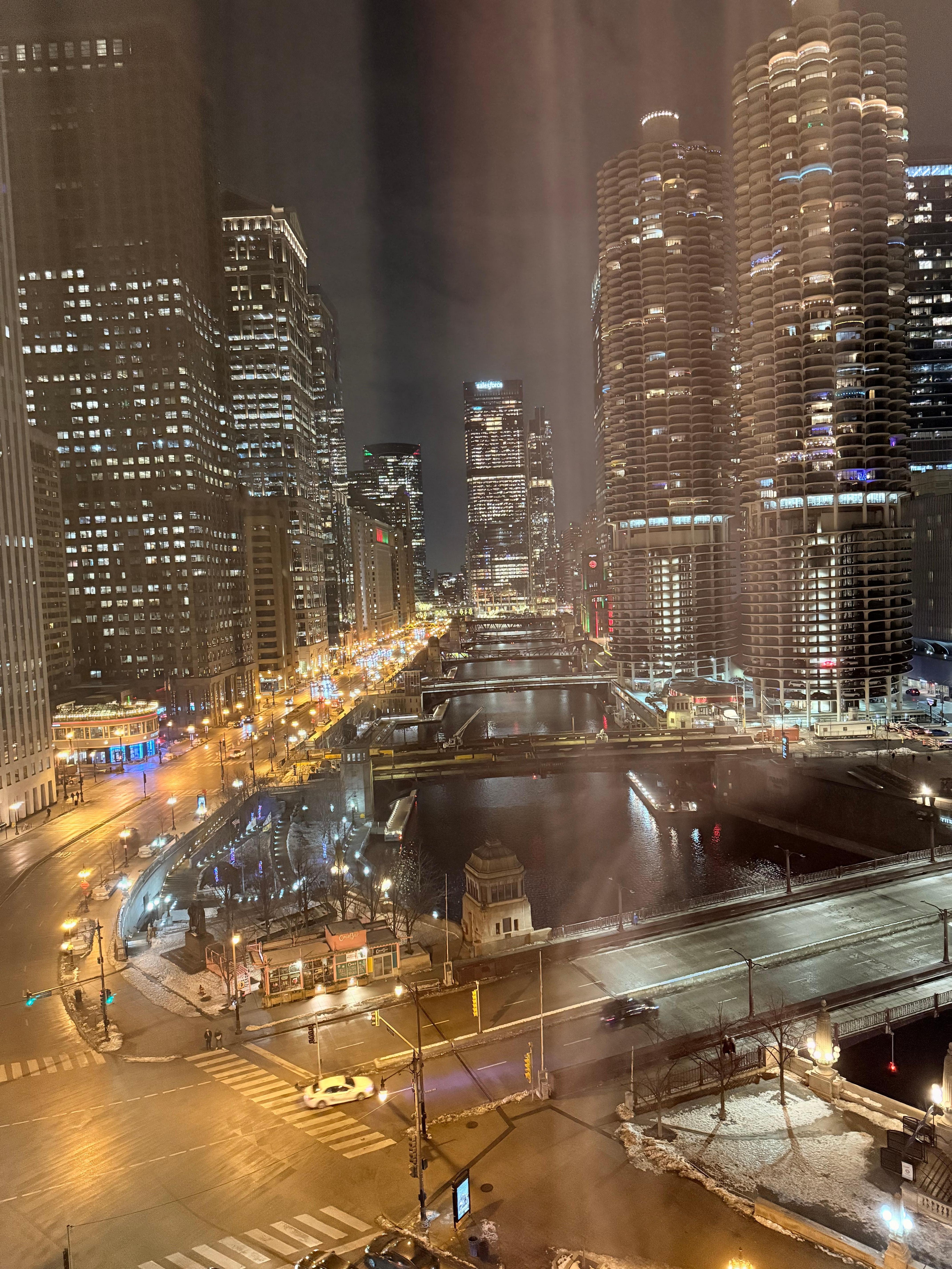 From my room on the 16th floor.