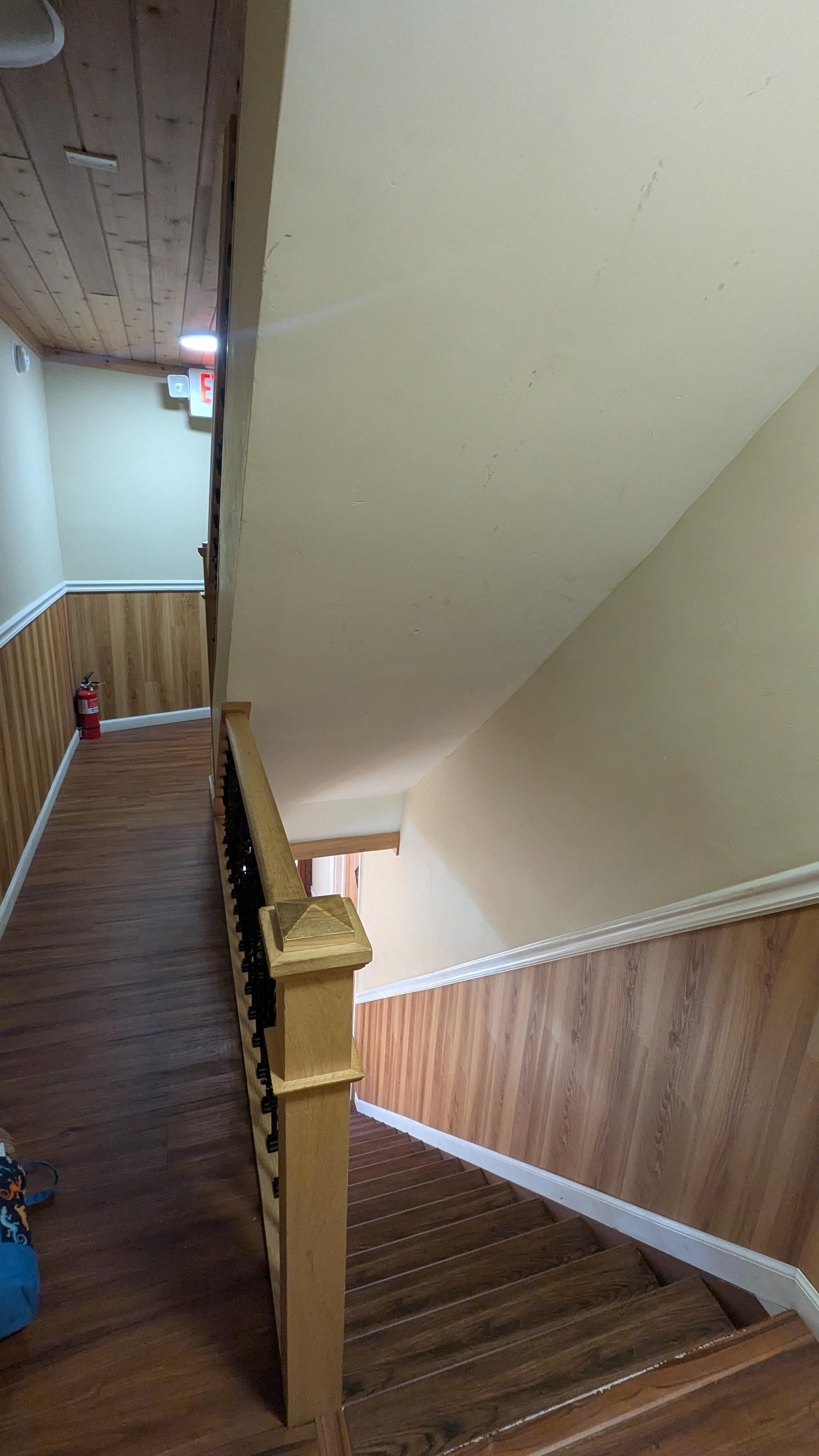 Stairs to suite