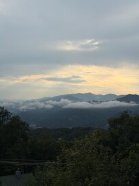 The view was crazy beautiful