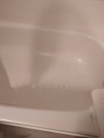 Chips in tub