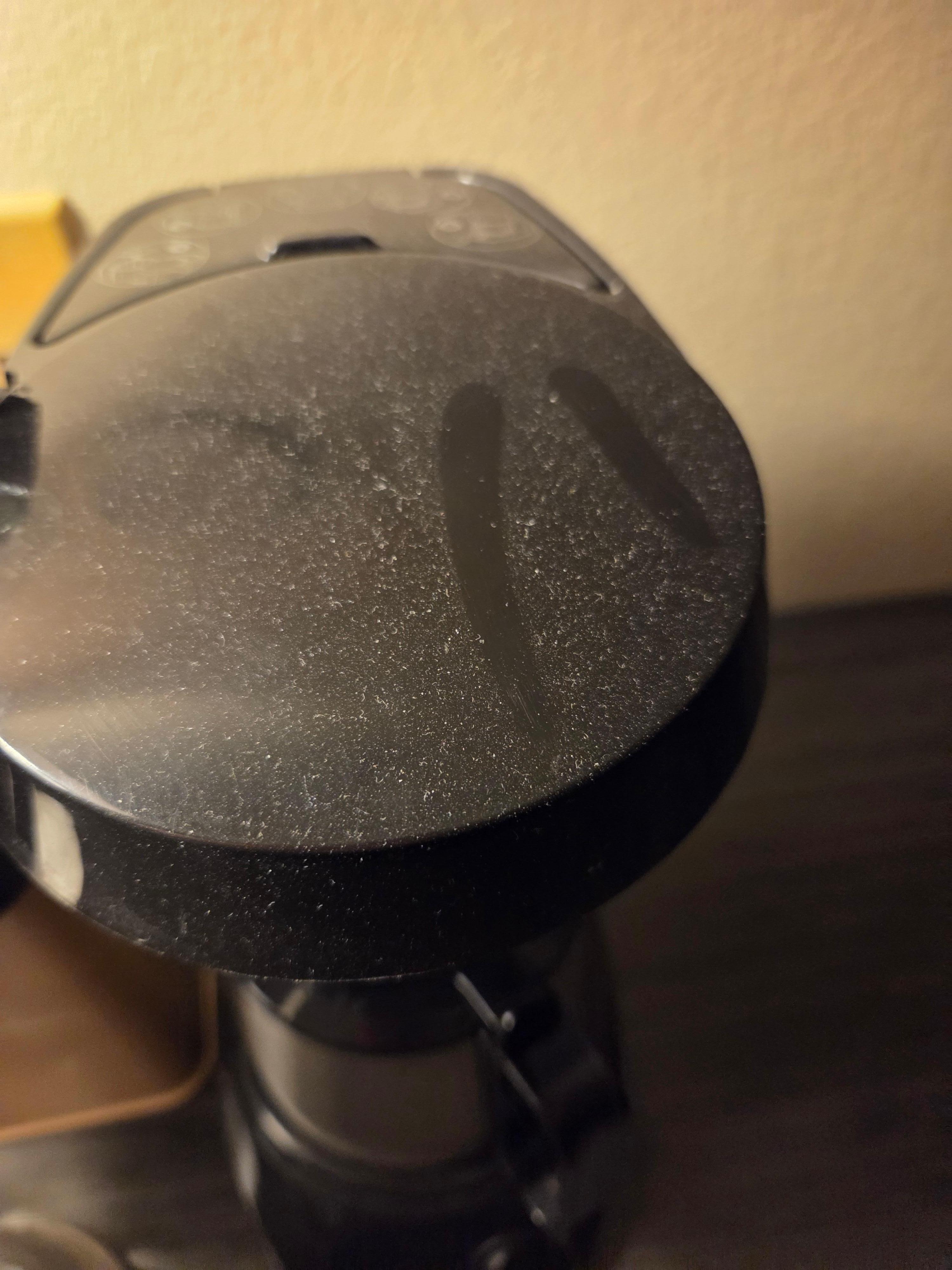 Dirty coffee pot.  Beds falling apart, garbage under the bed