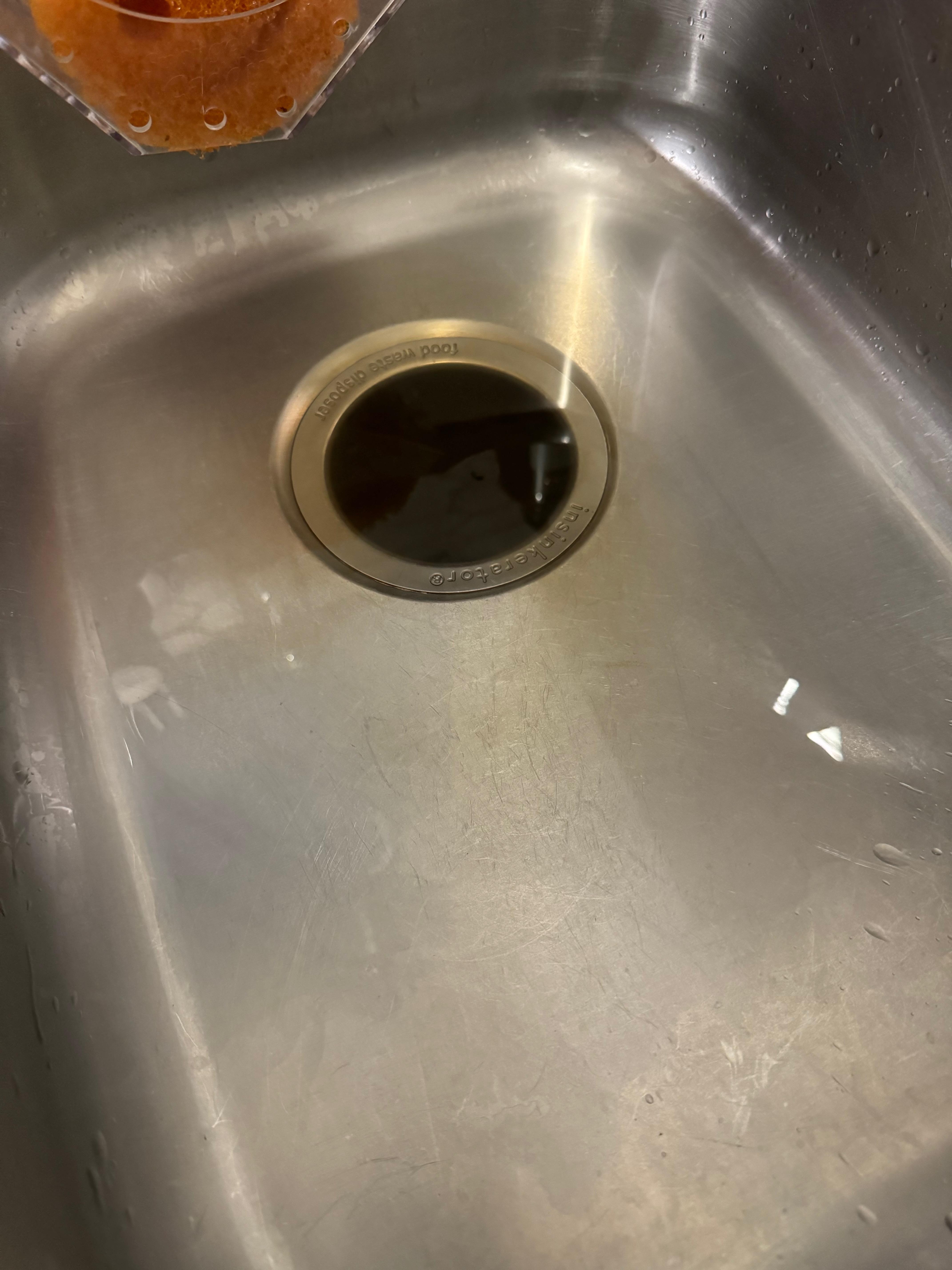 Stained sink