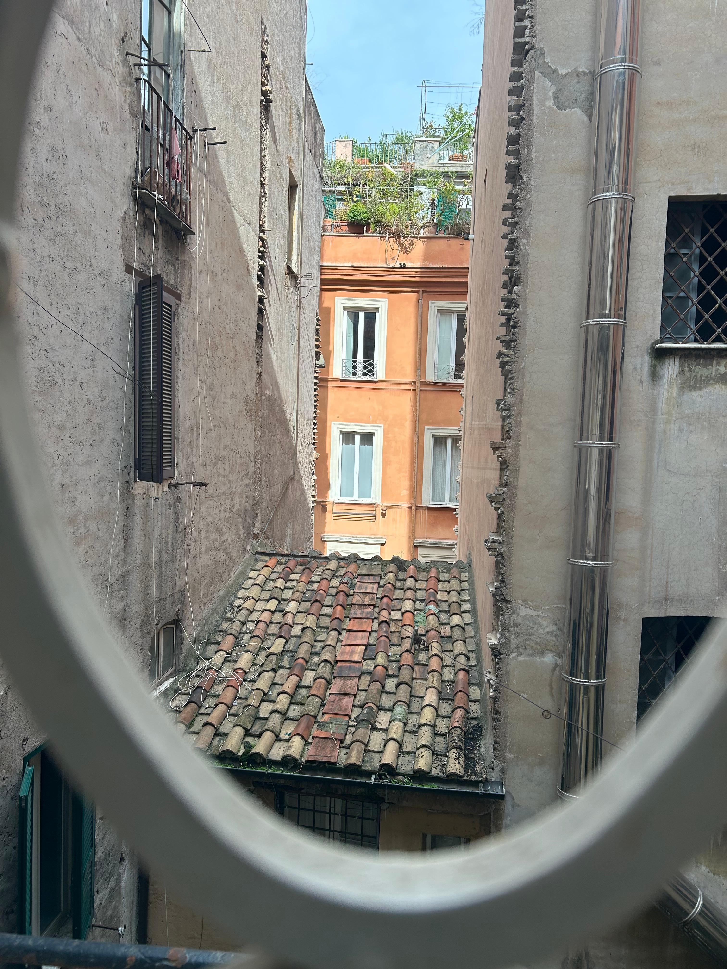 On a beautiful clear  morning this is the view from the kitchen window. 