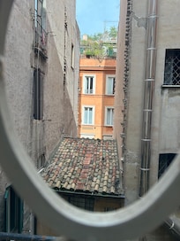 On a beautiful clear morning this is the view from the kitchen window.