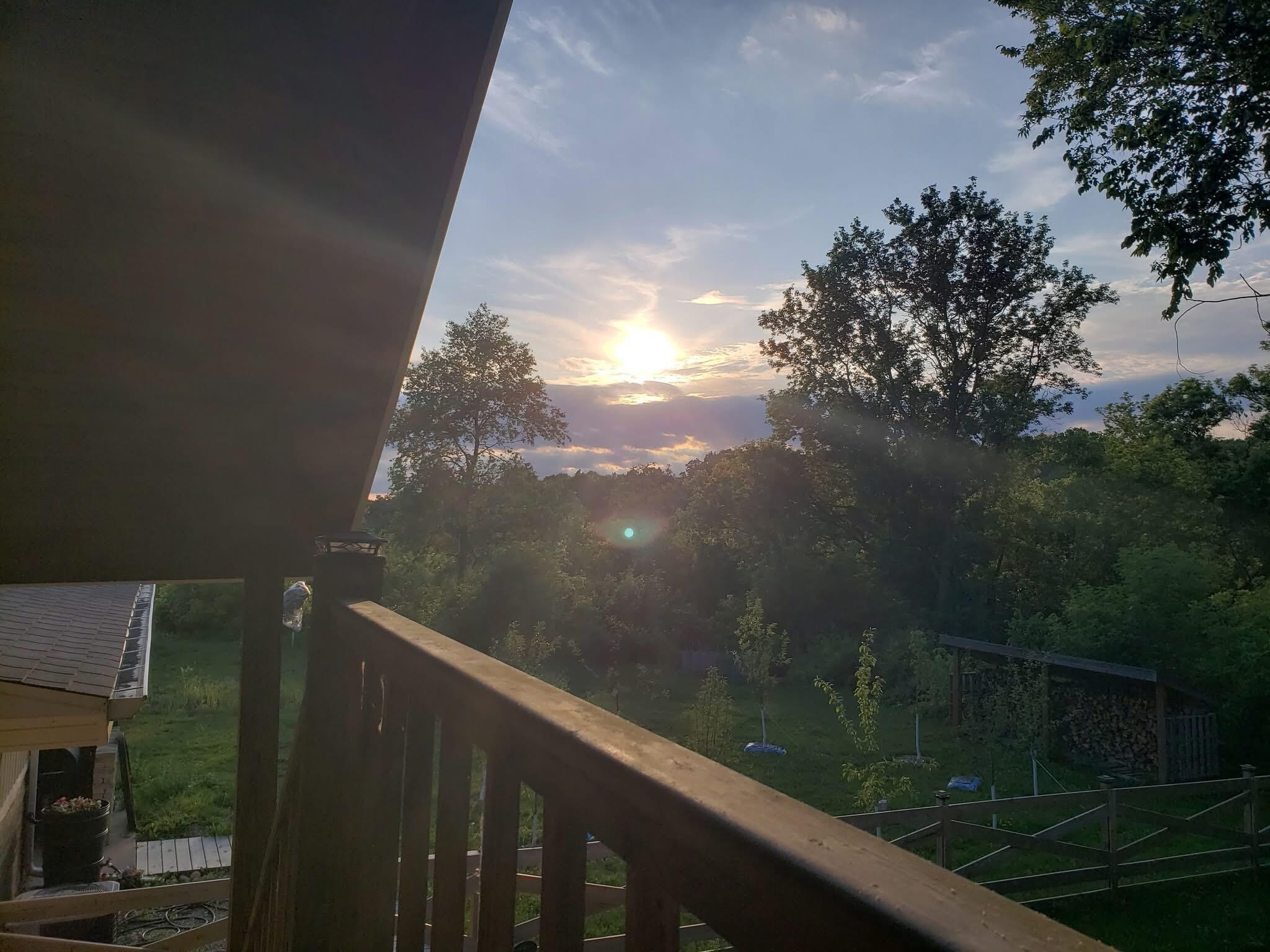 Beautiful view from the porch!