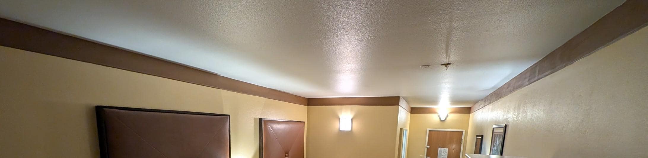 No metal fire sprinkler in any wall