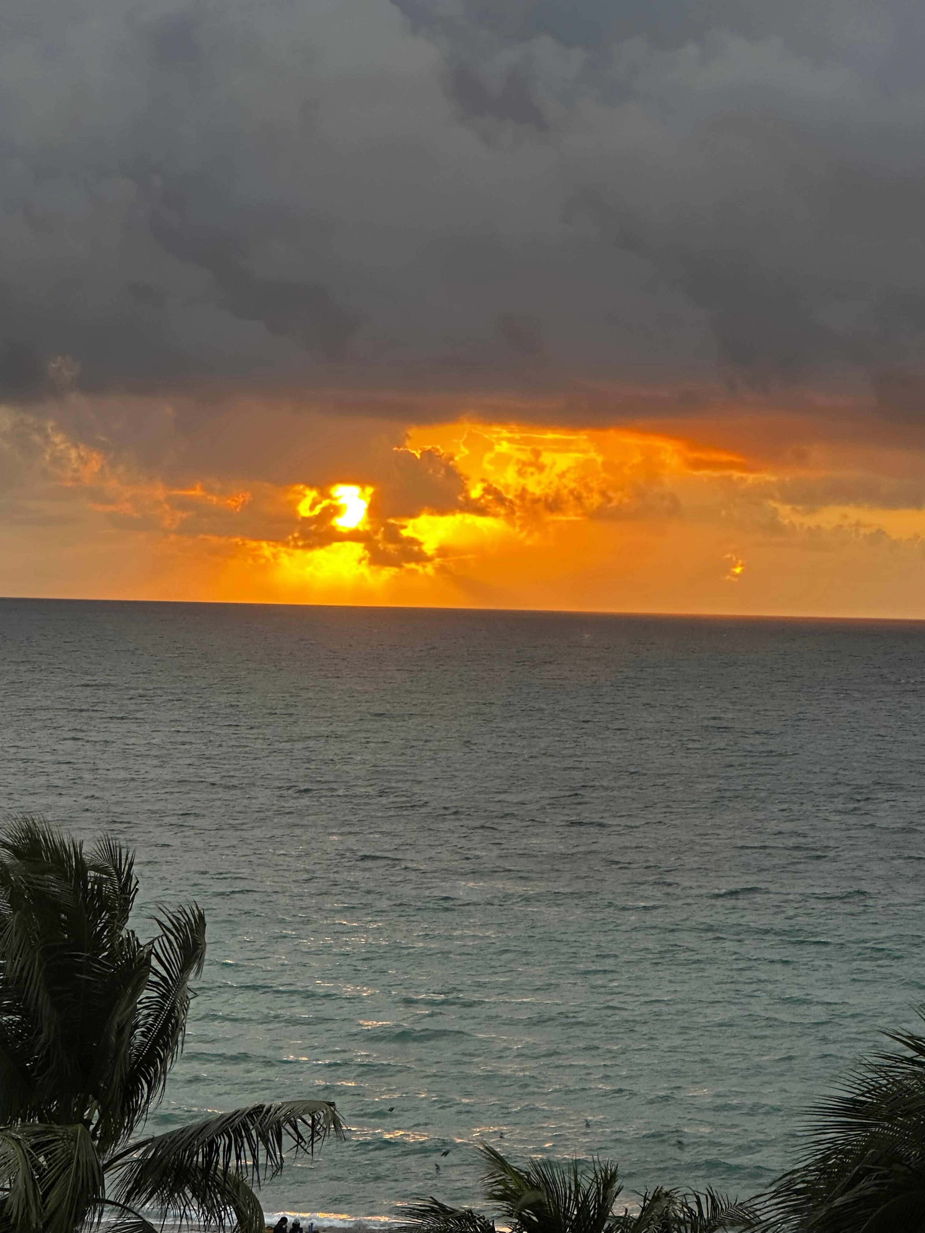 Sunrise view from the 8th floor.