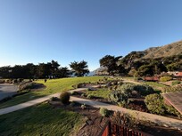 View from the hotel room balcony.