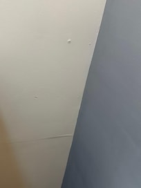 Hallway outside bathroom