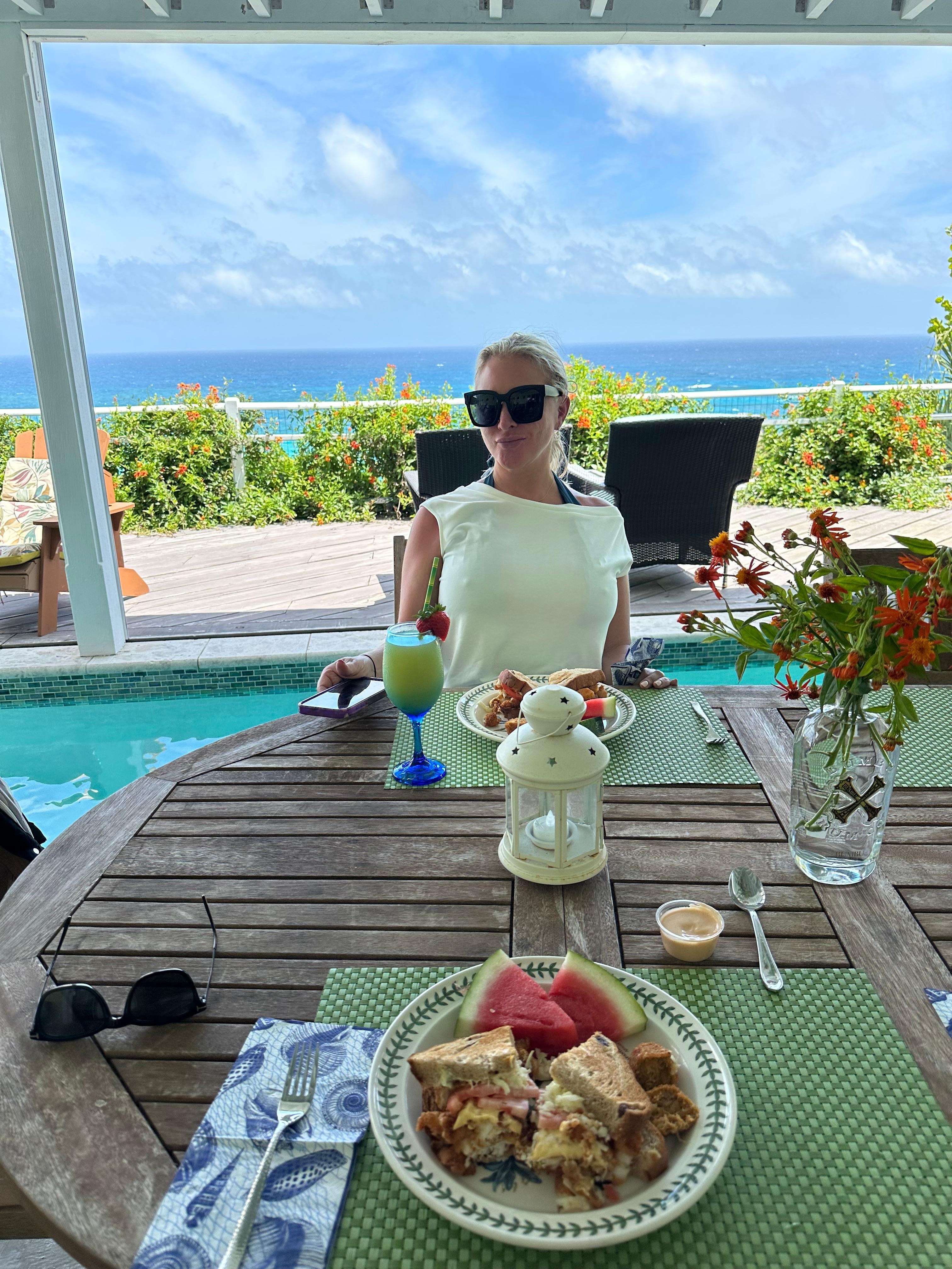 Lunch by the Pool