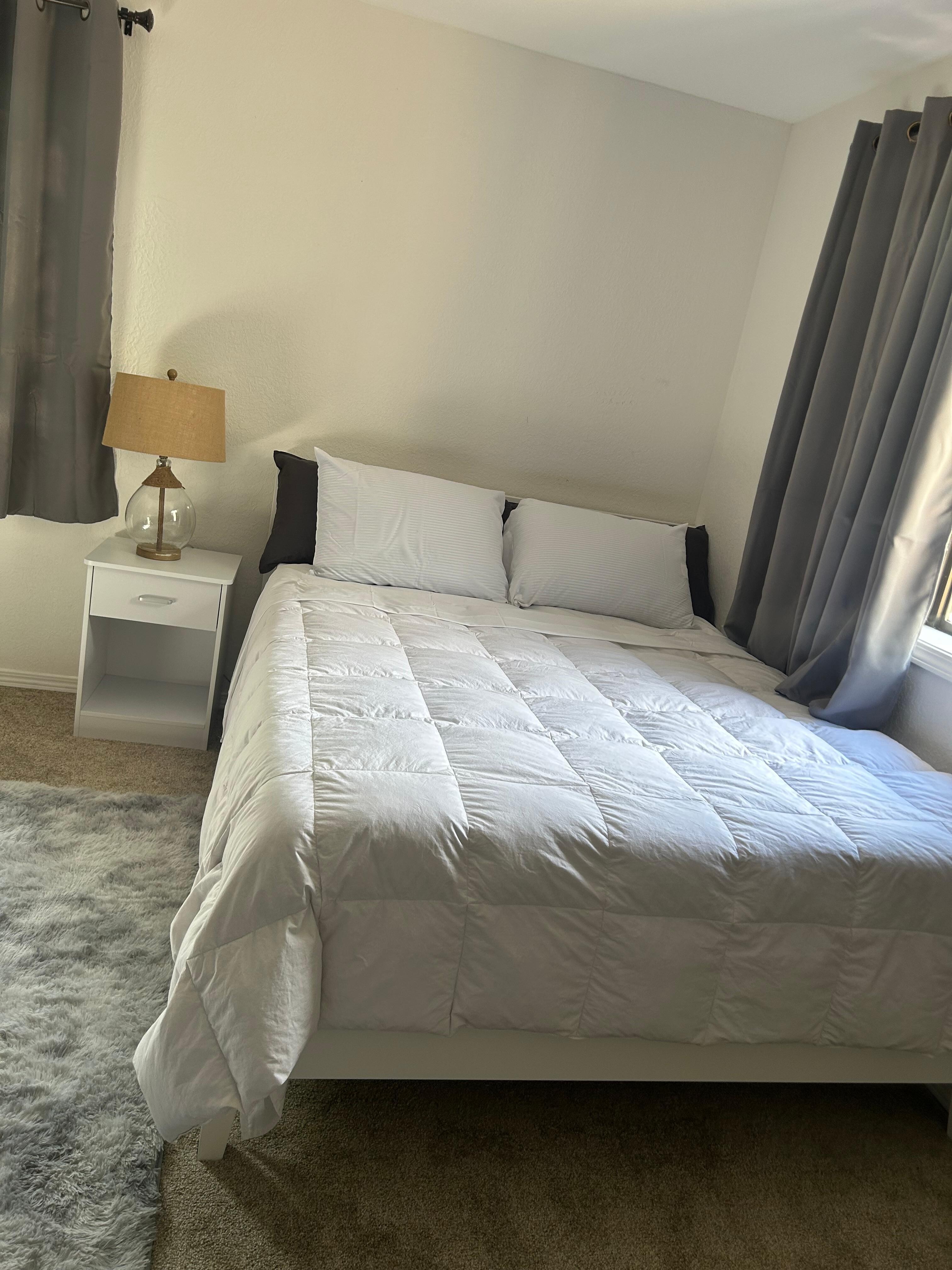 Comfy bedding!